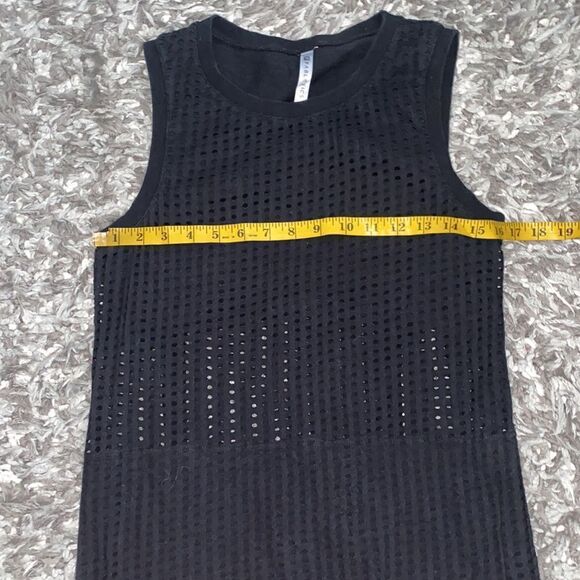 Fabletics Black Bryce Mesh Dress Athletic Casual Athleisure Sporty Modern - Picture 8 of 10